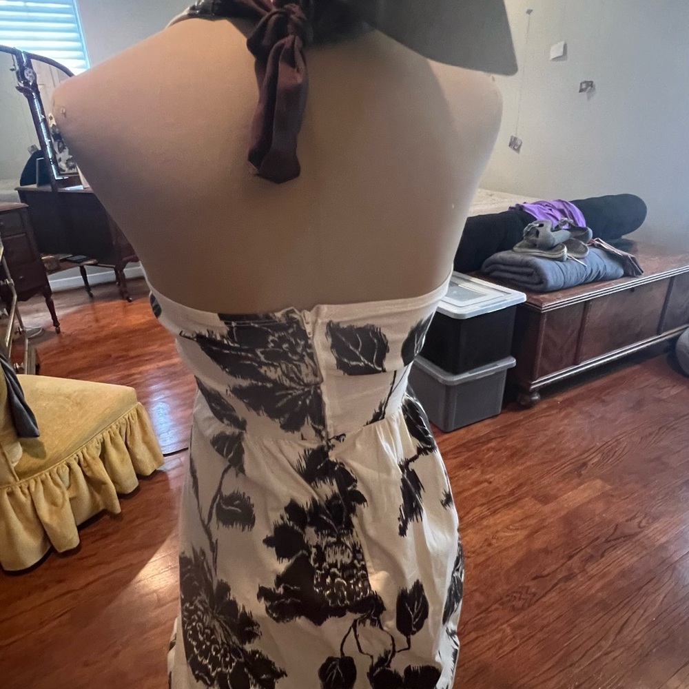 Trixxi Halter Tropical Dress - Gem